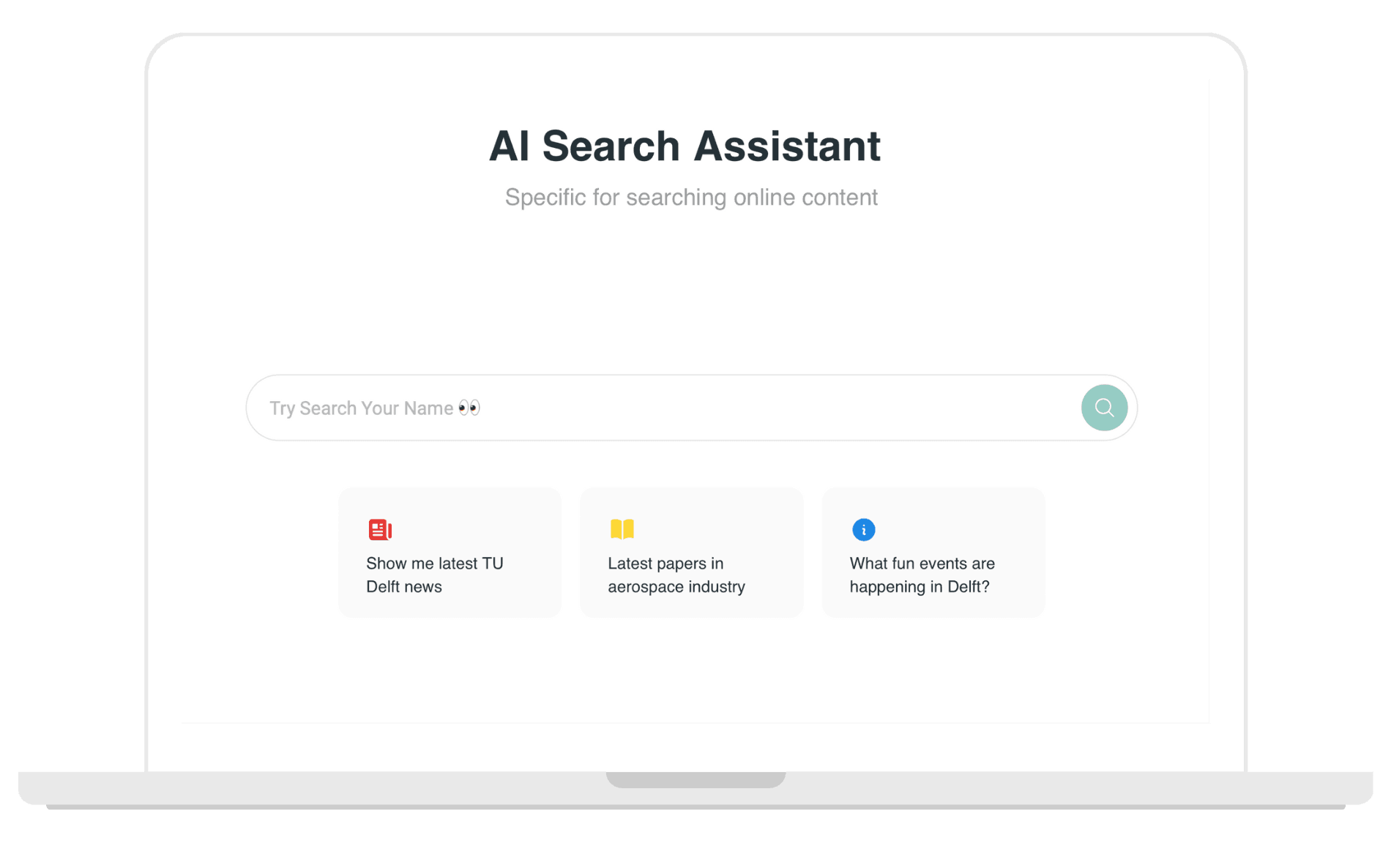 Search assistant example